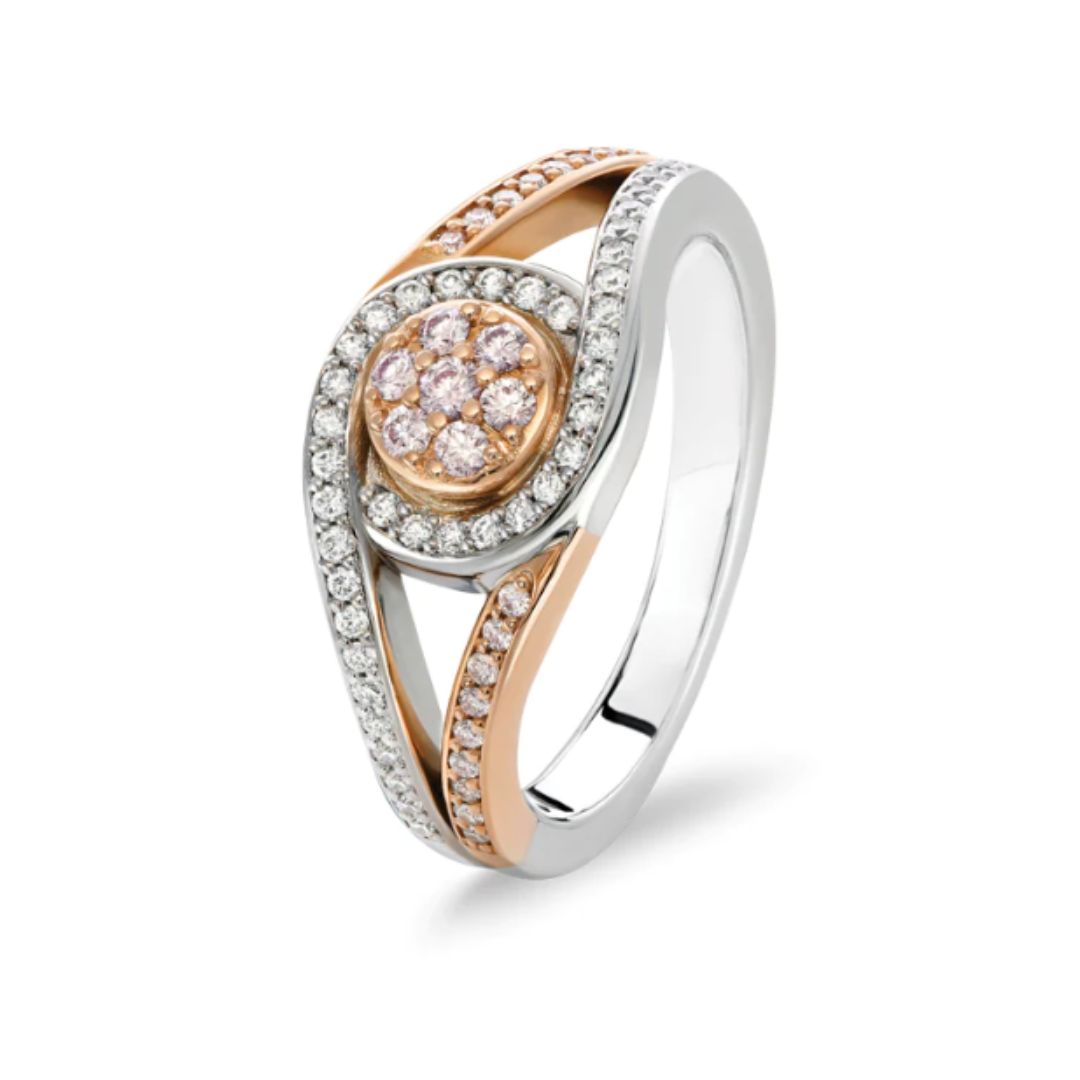 Blush Pink Diamond Ring