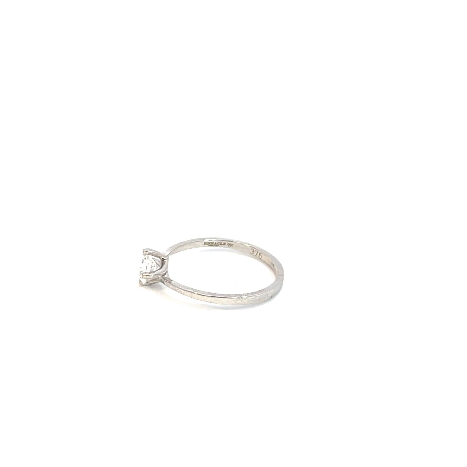 9KT White Gold Ring with Lab Grown Diamonds - Image 2