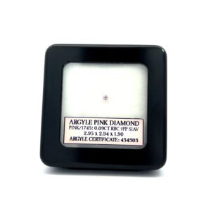 7PP 0.09ct Certified Loose Pink Diamond from WA