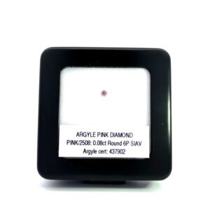 6P 0.08ct Certified Loose Pink Diamond from WA