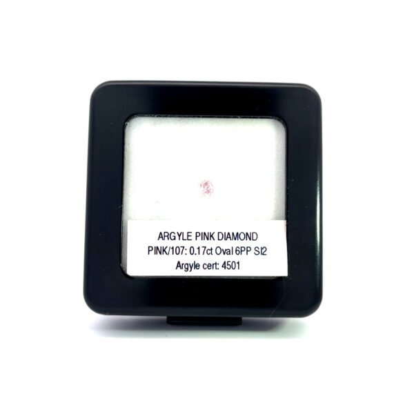 6PP 0.17ct Certified Loose Pink Diamond from WA