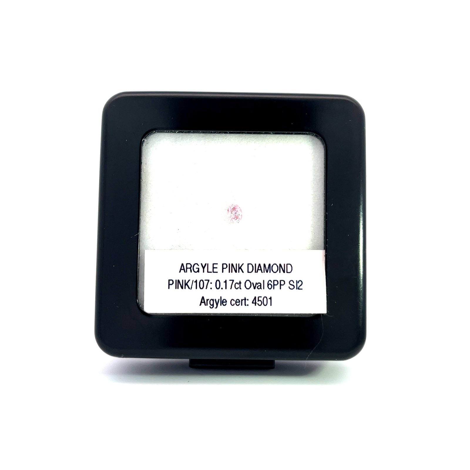 6PP 0.17ct Certified Loose Pink Diamond from WA