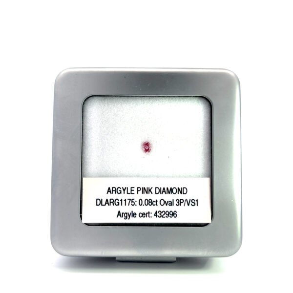 3P 0.08ct Certified Loose Pink Diamond from WA