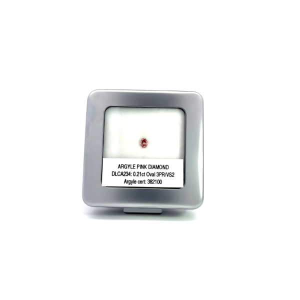 0.21ct Certified Loose Pink Diamond f