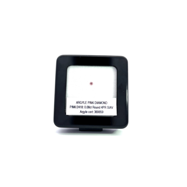 4PR 0.08ct Certified Loose Pink Diamond
