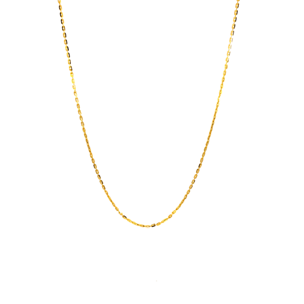 22 KT Yellow Gold Chain 42cm