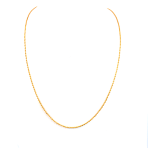 22 KT Yellow Gold Ball Chain 46cm
