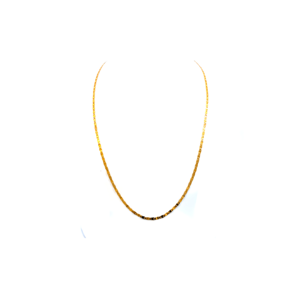 22 KT Yellow Gold Anchor Chain 45cm