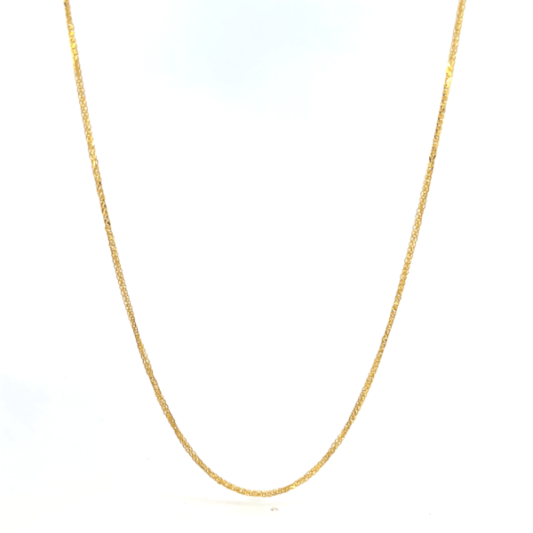 18KT Yellow Gold Curb Chain 50cm