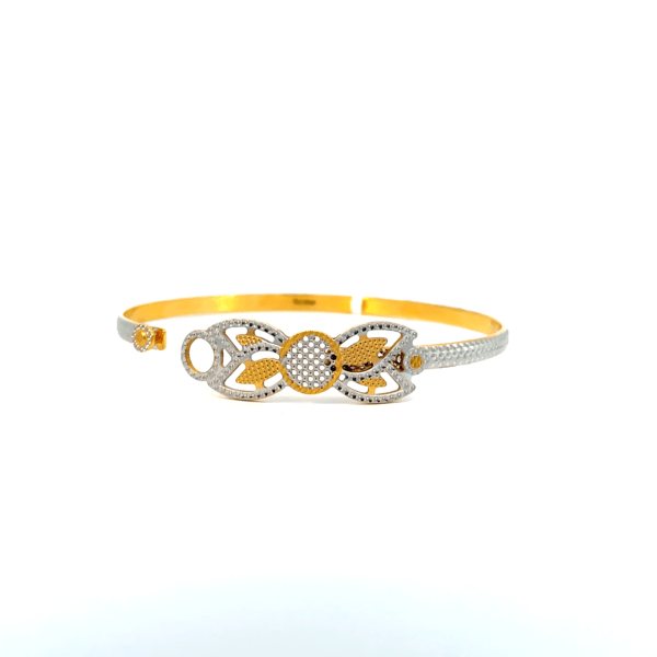 22K 2 Tone Gold Bangle/Bracelet