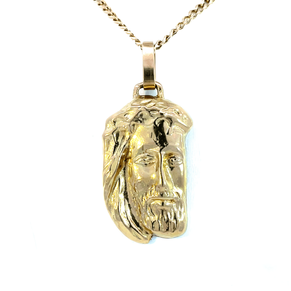 18KT Yellow Gold Religious Pendant