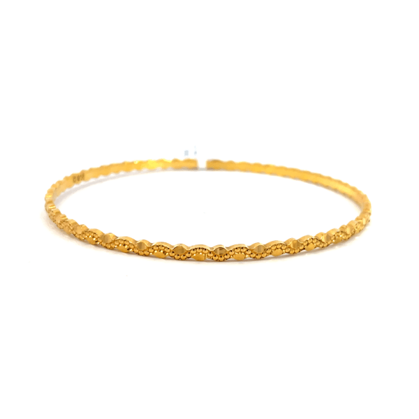 22K Yellow Gold Bangle