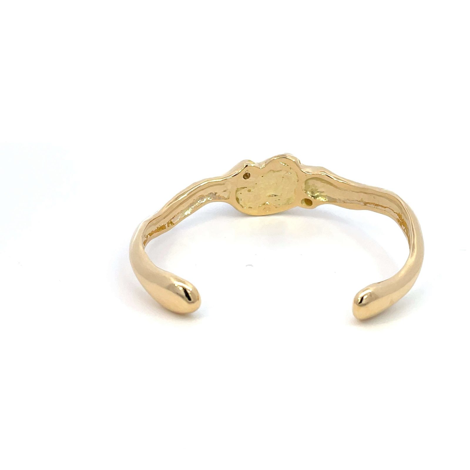 18K Yellow Gold Charlotte Bracelet with Broome Keshi Pearl and Australian Diamonds - Image 4