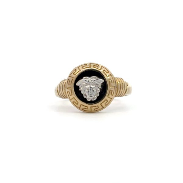 9K Yellow Gold Medusa Ring