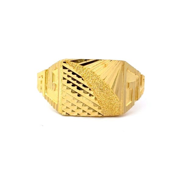 22K Yellow Gold Ring (Ring size U)
