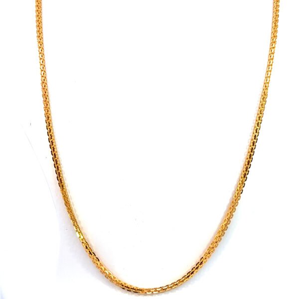 21K Yellow Gold Chain 56cm