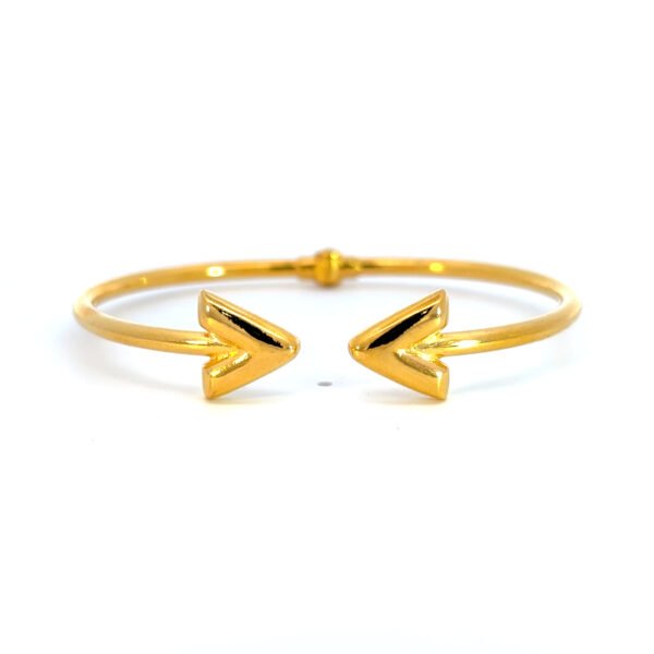 22K Yellow Gold Adjustable Bangle