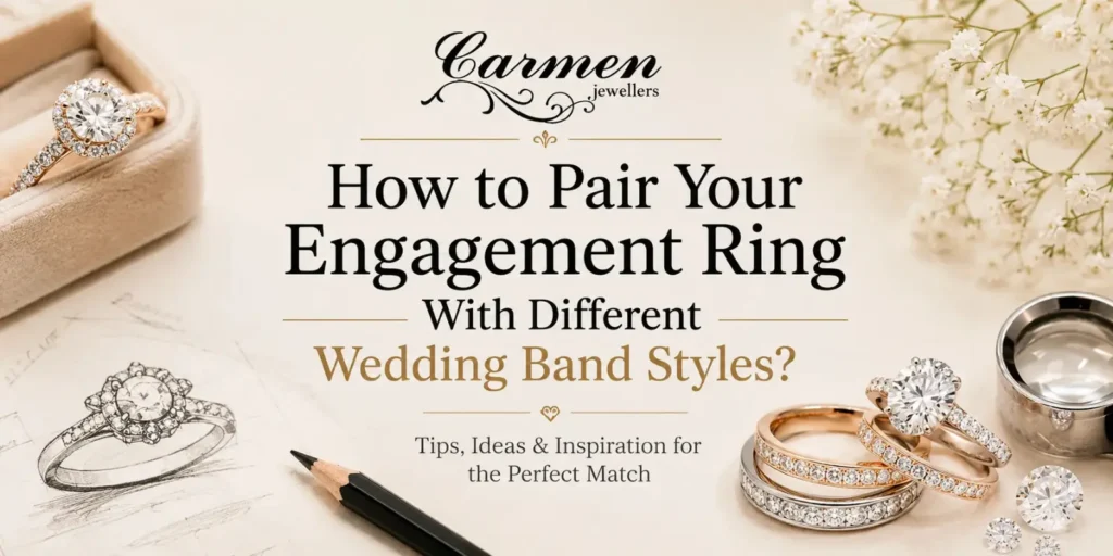 How to Pair Your Engagement Ring With Different Wedding Band Styles?