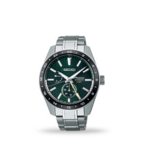 Seiko Mens Presage Sharp Edged Series GMT Watch SPB219J1