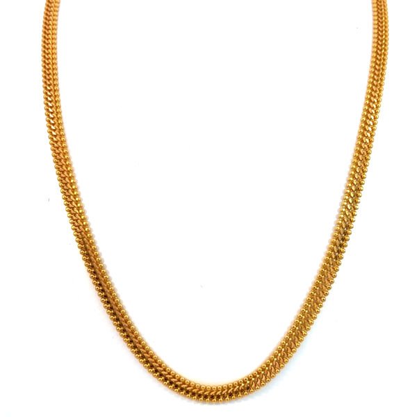 22K Yellow Gold Chain 45cm