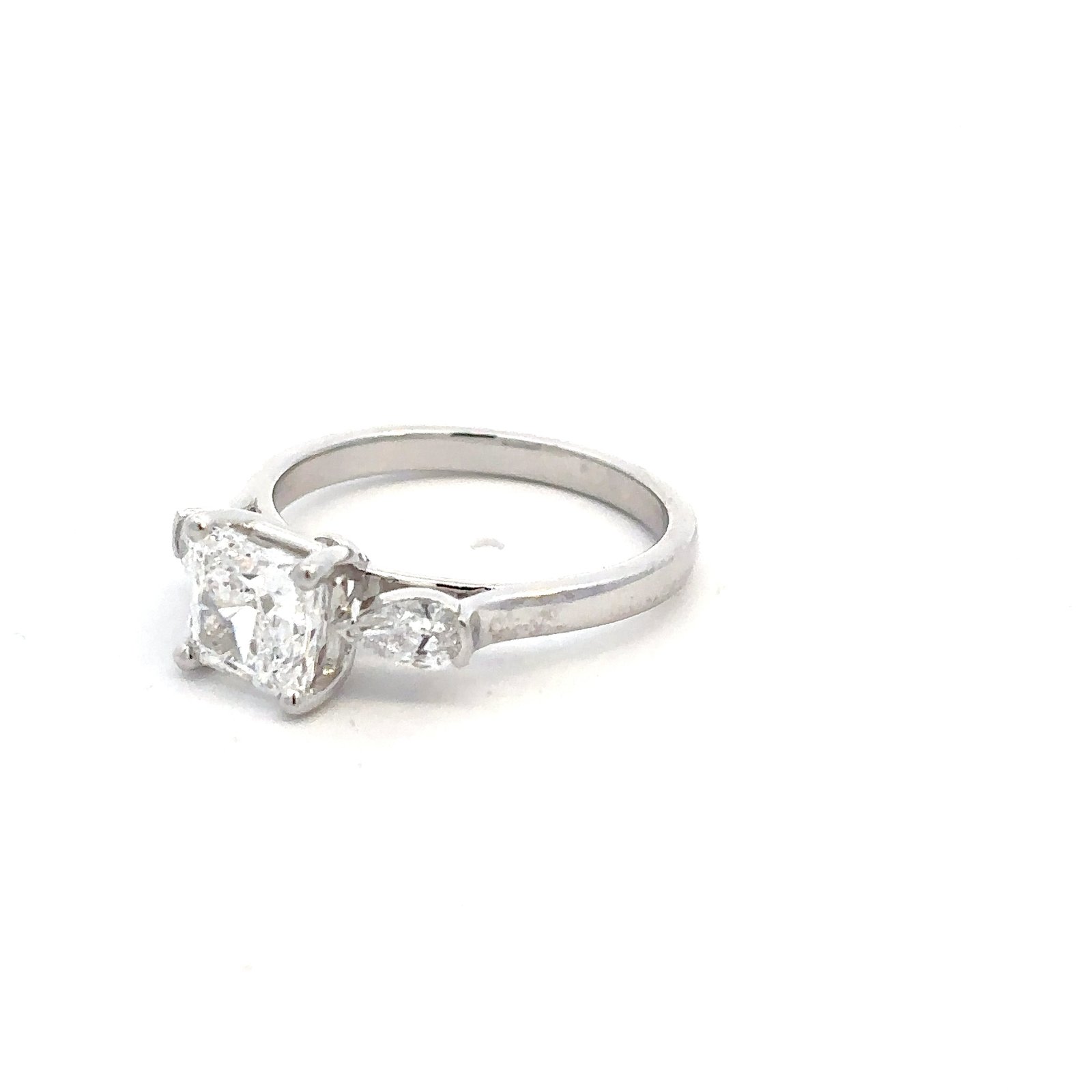 Platinum Ring Lab Grown Diamonds TDW 2.03 Carat - Image 3
