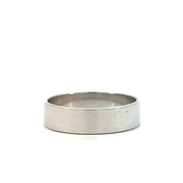 9K White Gold Ring