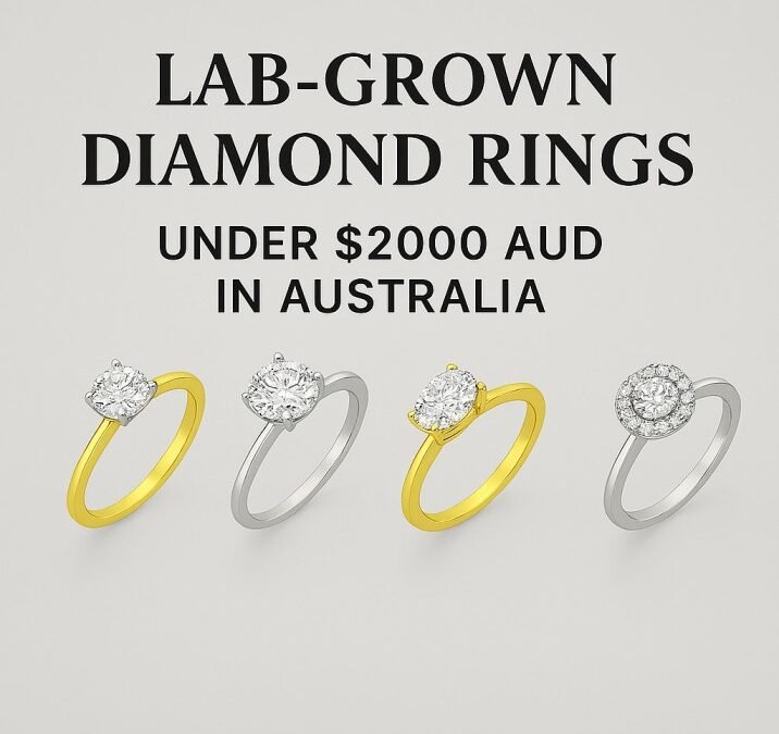 Lab-Grown Diamond Rings Under $2000 AUD in Australia