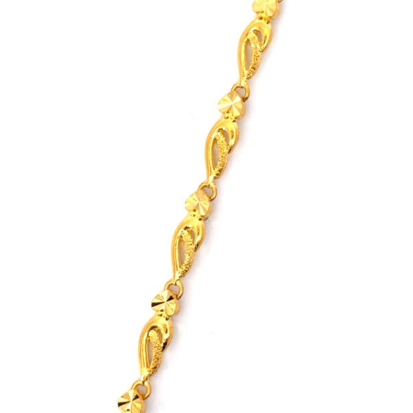 22K Yellow Gold Bracelet 17cm