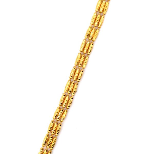 22K Yellow Gold Bracelet 17cm