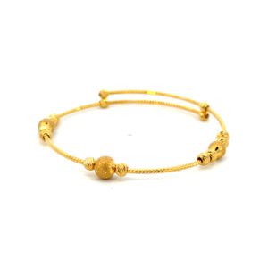22K Yellow Gold Baby Bangle