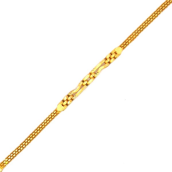 22K Yellow Gold Baby Bracelet 13cm