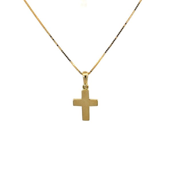 9K Yellow Gold Cross Pendant