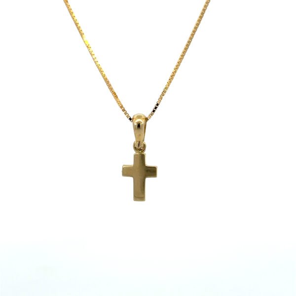 9K Yellow Gold Cross Pendant