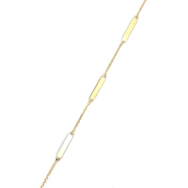 9K Yellow Gold ID Bracelet – 19cm
