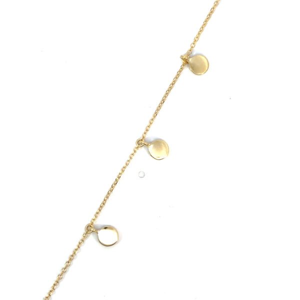 9K Yellow Gold Charm Bracelet – 18cm