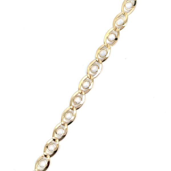 9K Yellow Gold BirdsEye Bracelet – 18cm