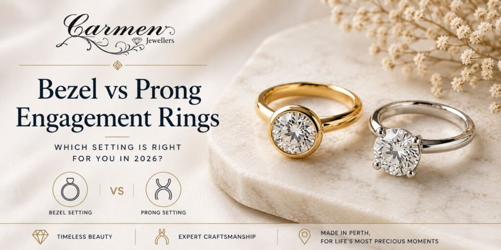 Bezel vs Prong Engagement Rings: Which Setting Is Right for You in 2026?