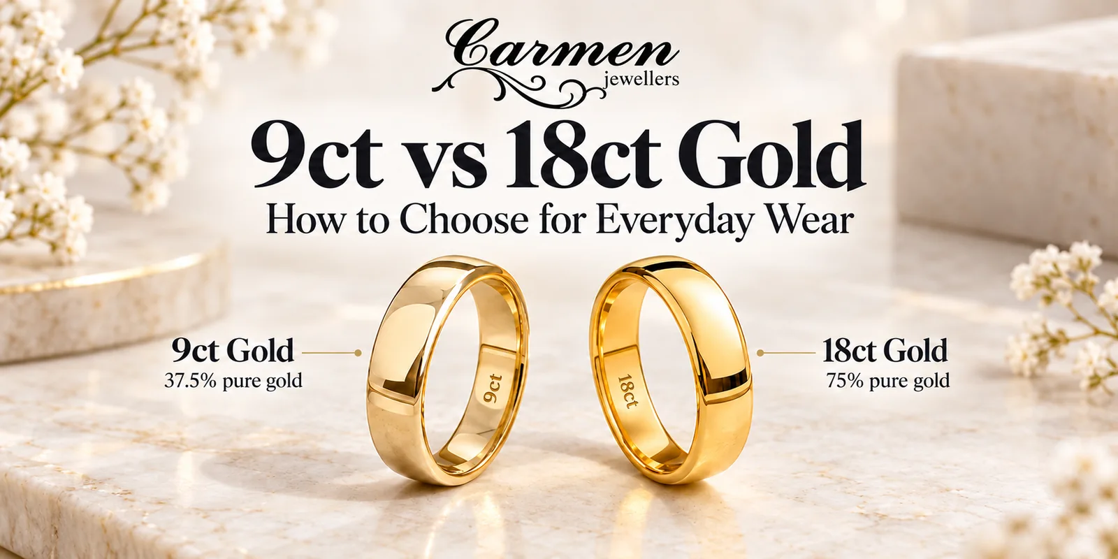 9ct vs 18ct Gold: How to Choose for Everyday Wear