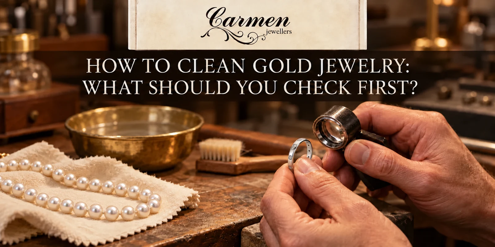 How to clean gold jewelry: what should you check first?